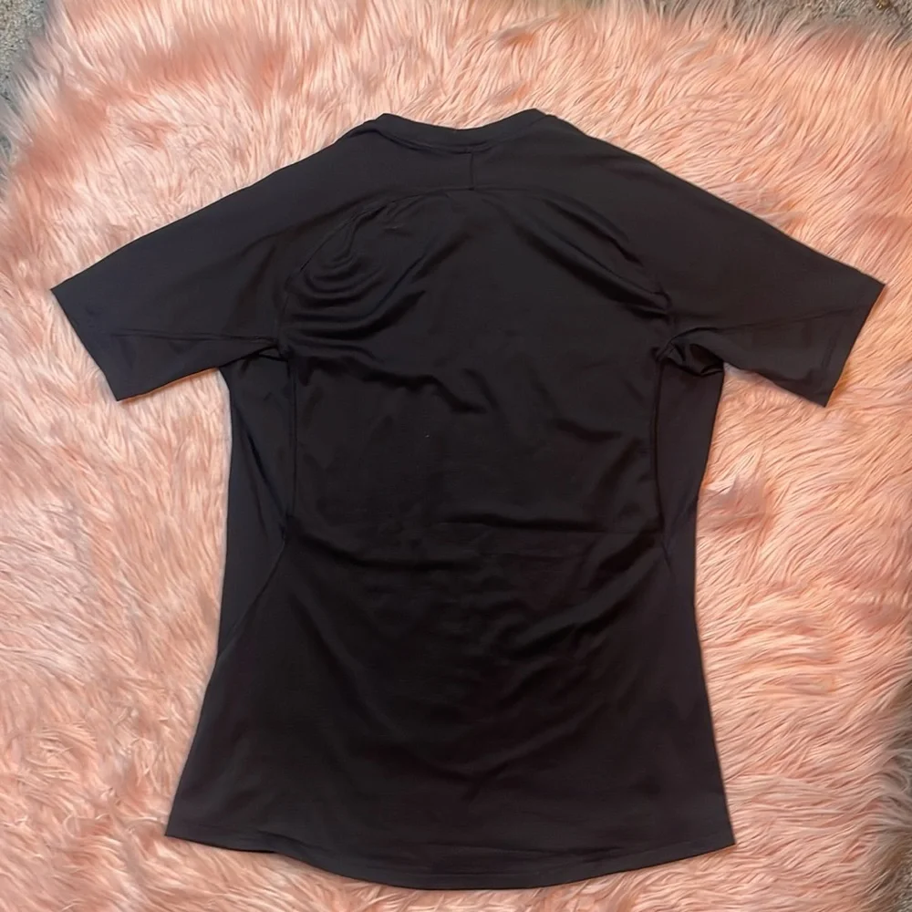 Adidas Men Black Short‎ Sleeve AlphaSkin Shirt Size Large